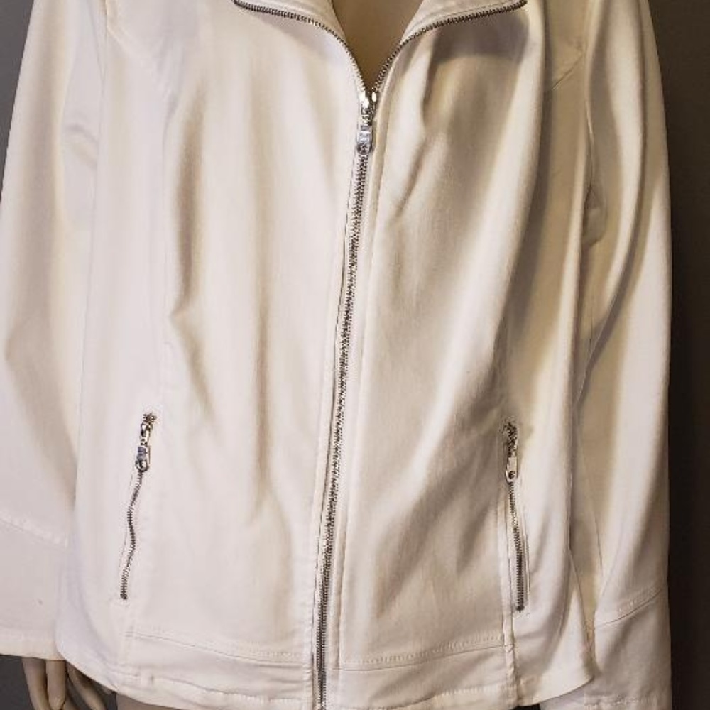 White Jean Jacket
